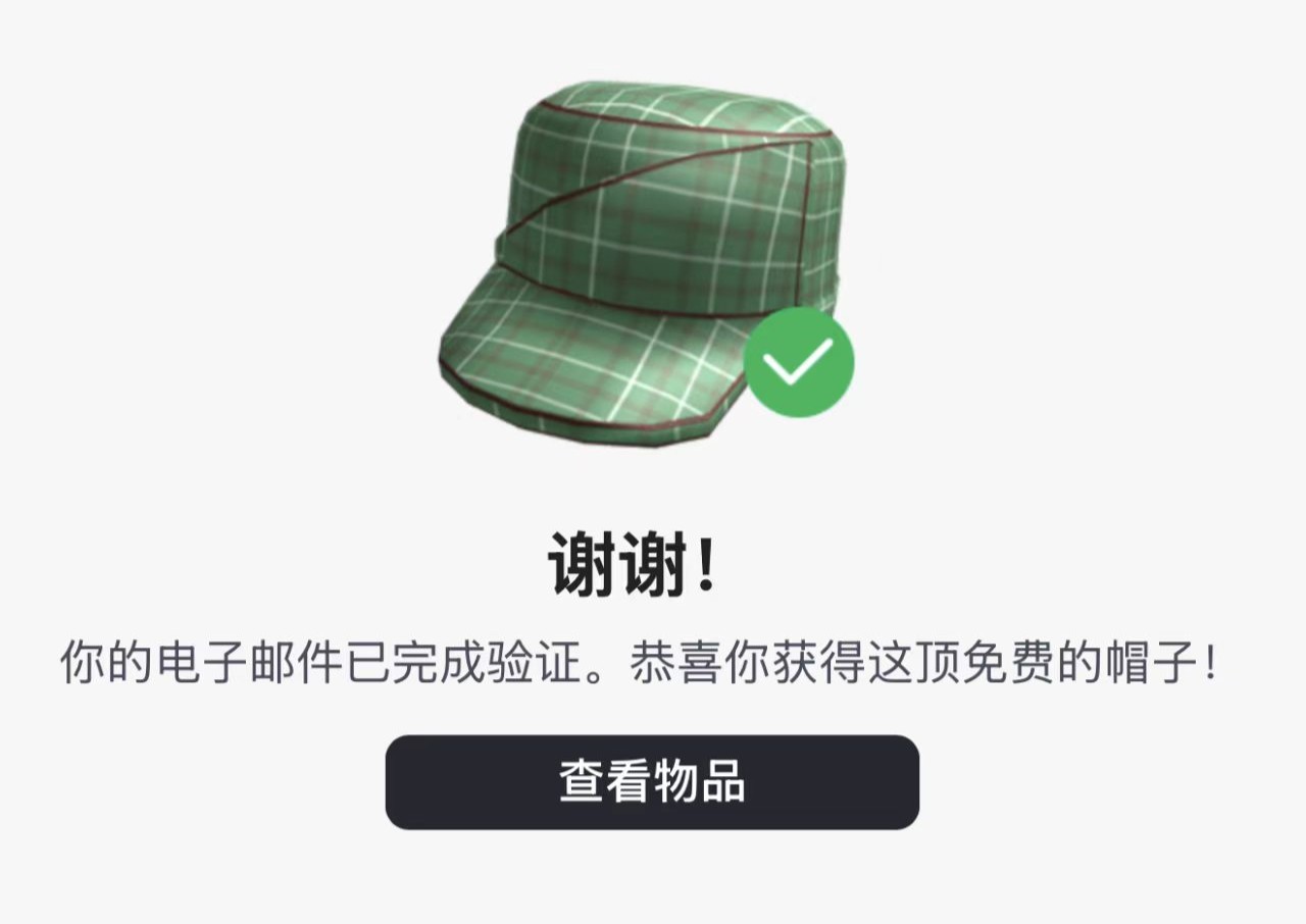 验证邮件成功示例